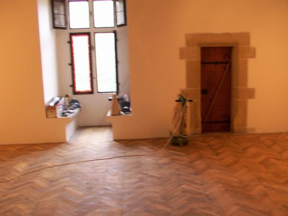 Obnova parket Karlštejn