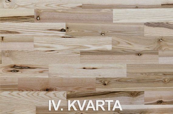 Parketové vlysy čtvrté třídy